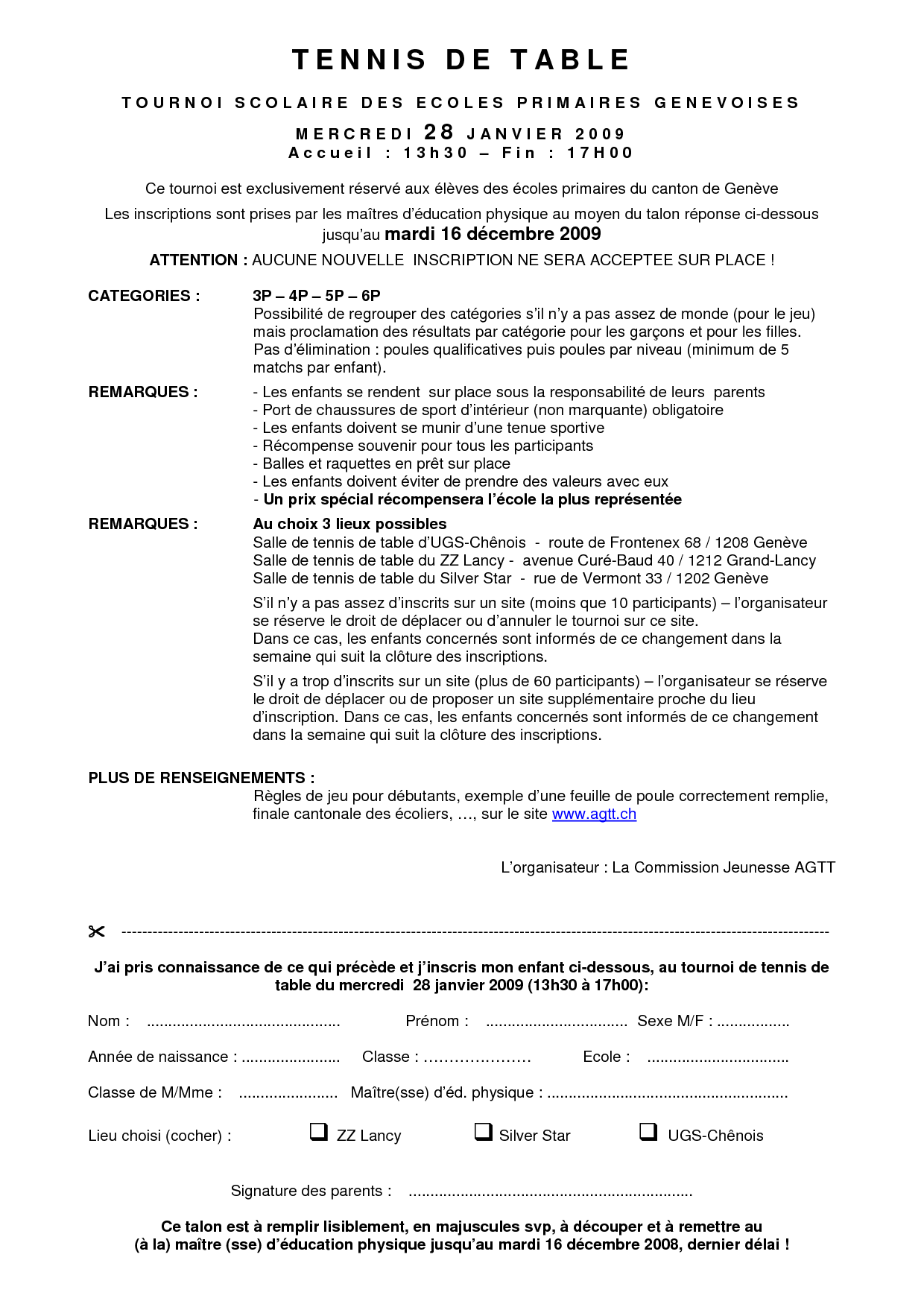 exemple de lettre invitation avec coupon reponse