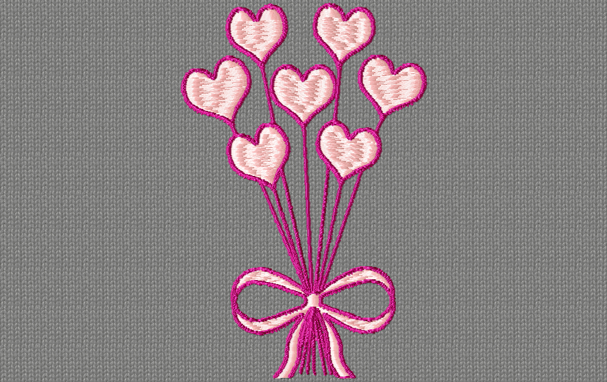 bouquet de cœurs 