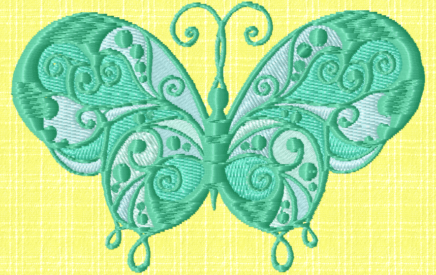 papillon vert