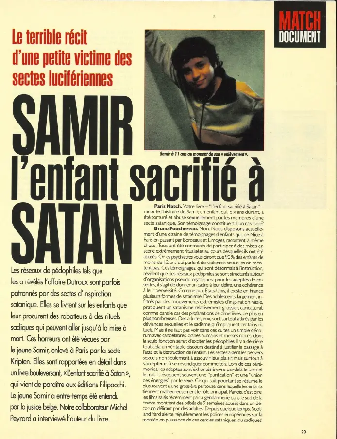 Lorsque Paris Match informait sur les Loges Lucifériennes Pédo-Sataniques - Kripten / Abrasax