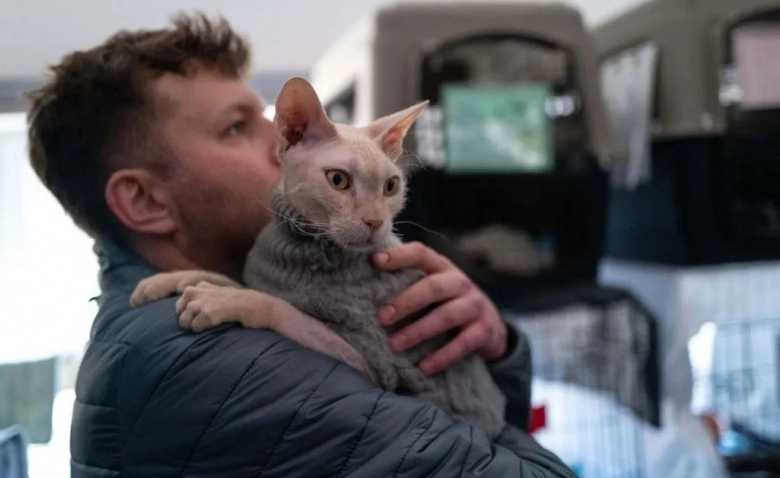 Un vétérinaire audacieux traverse l'Ukraine pour sauver des centaines d'animaux pris au piège au cœur du conflit