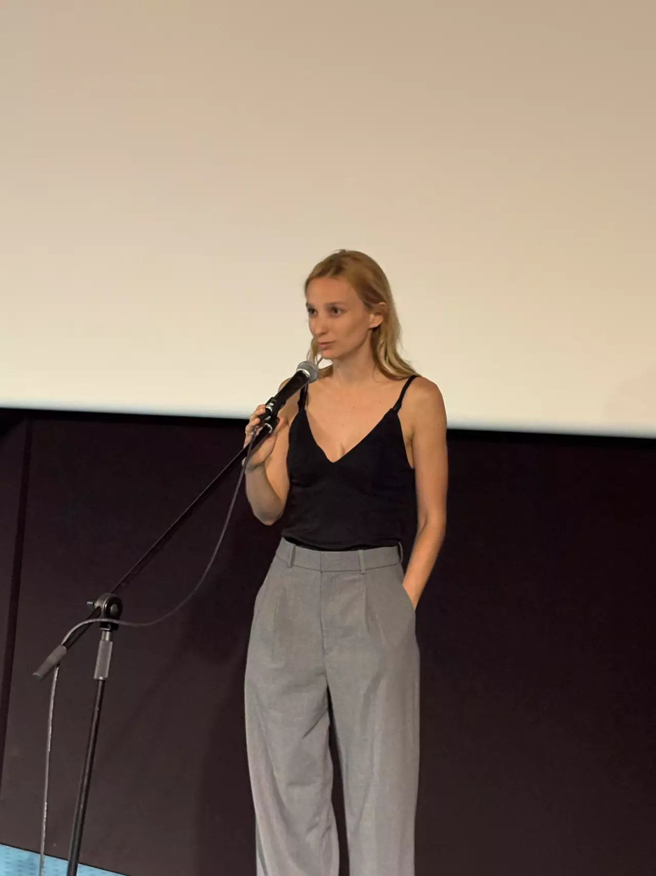 La coproductrice Elora Thevenet était présente pour cette avant-première à Saint-Tropez.