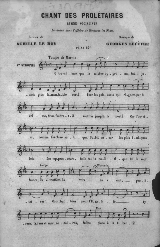 ★ LE CHANT DES PROLÉTAIRES