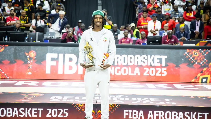 Childe Dundao élu MVP de l'AfroBasket 2025 et dans le cinq majeur du tournoi