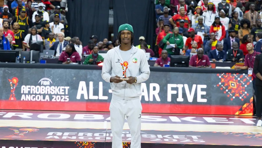 Childe Dundao élu MVP de l'AfroBasket 2025 et dans le cinq majeur du tournoi