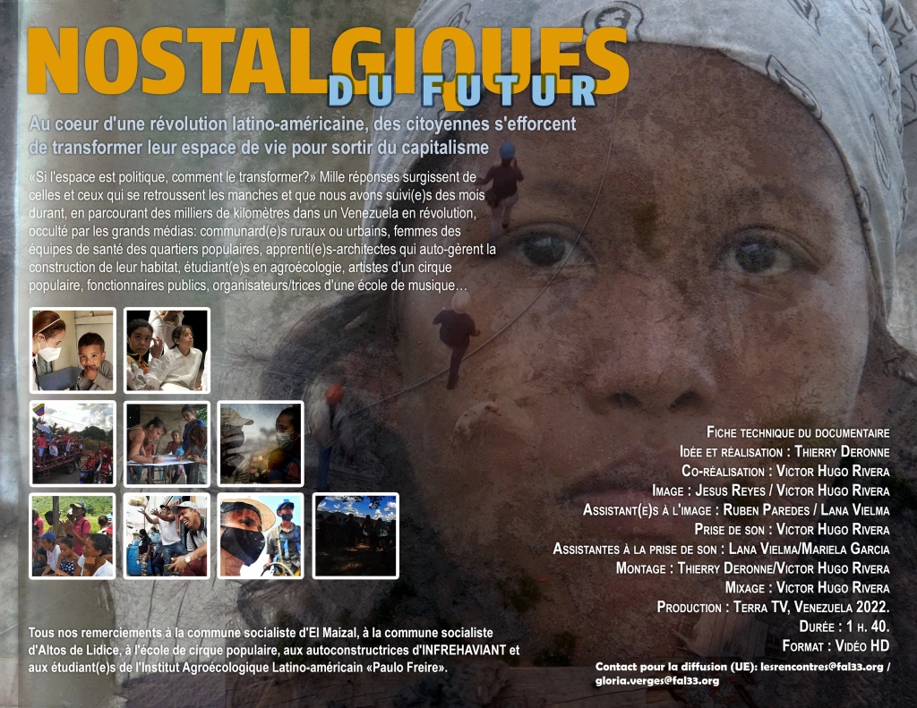 « Nostalgiques du futur » par Maurice Lemoine. A propos d’un film sur le Vénézuéla.