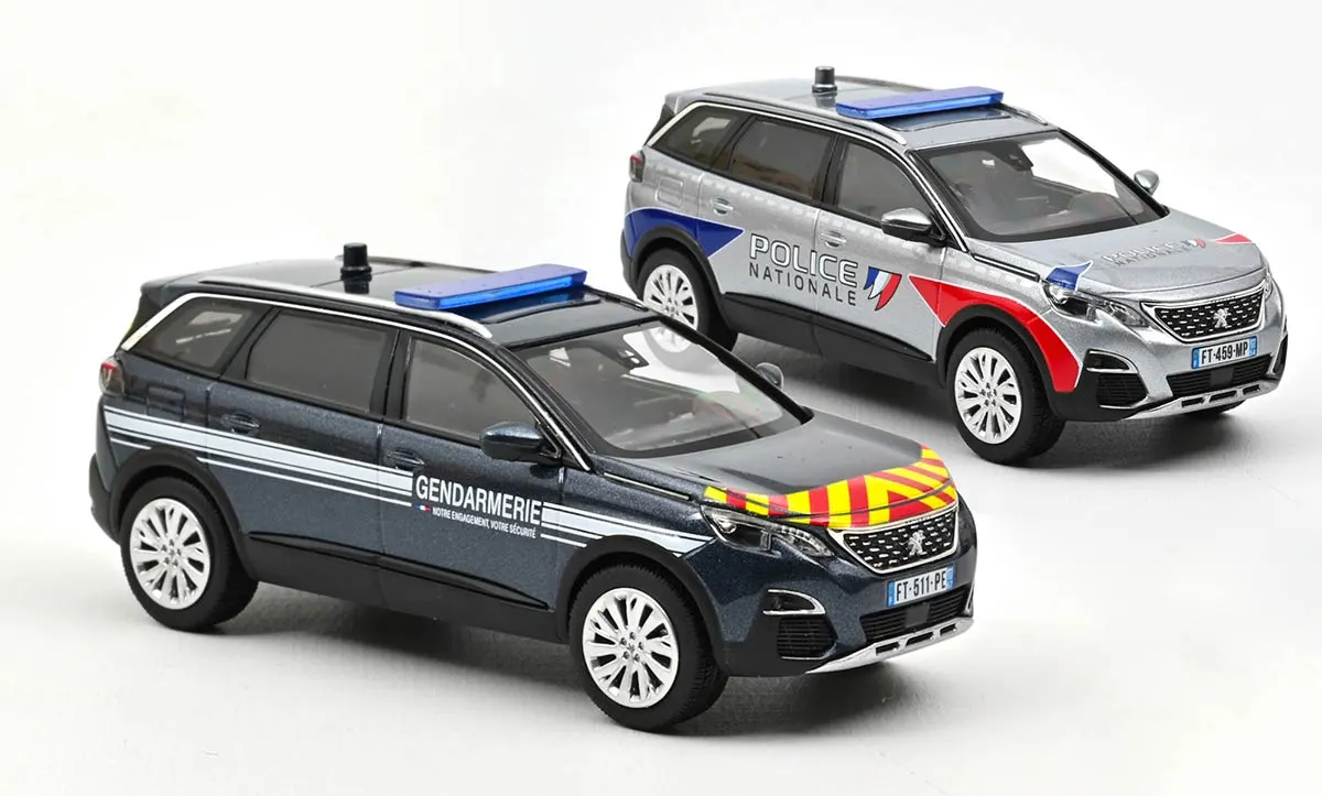 Peugeot 5008 Gendarmerie et Police (Norev - 1/43 &amp; 1/64)
