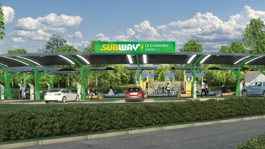 Innovation high-tech : Subway installe des stations de recharge pour voiture électrique