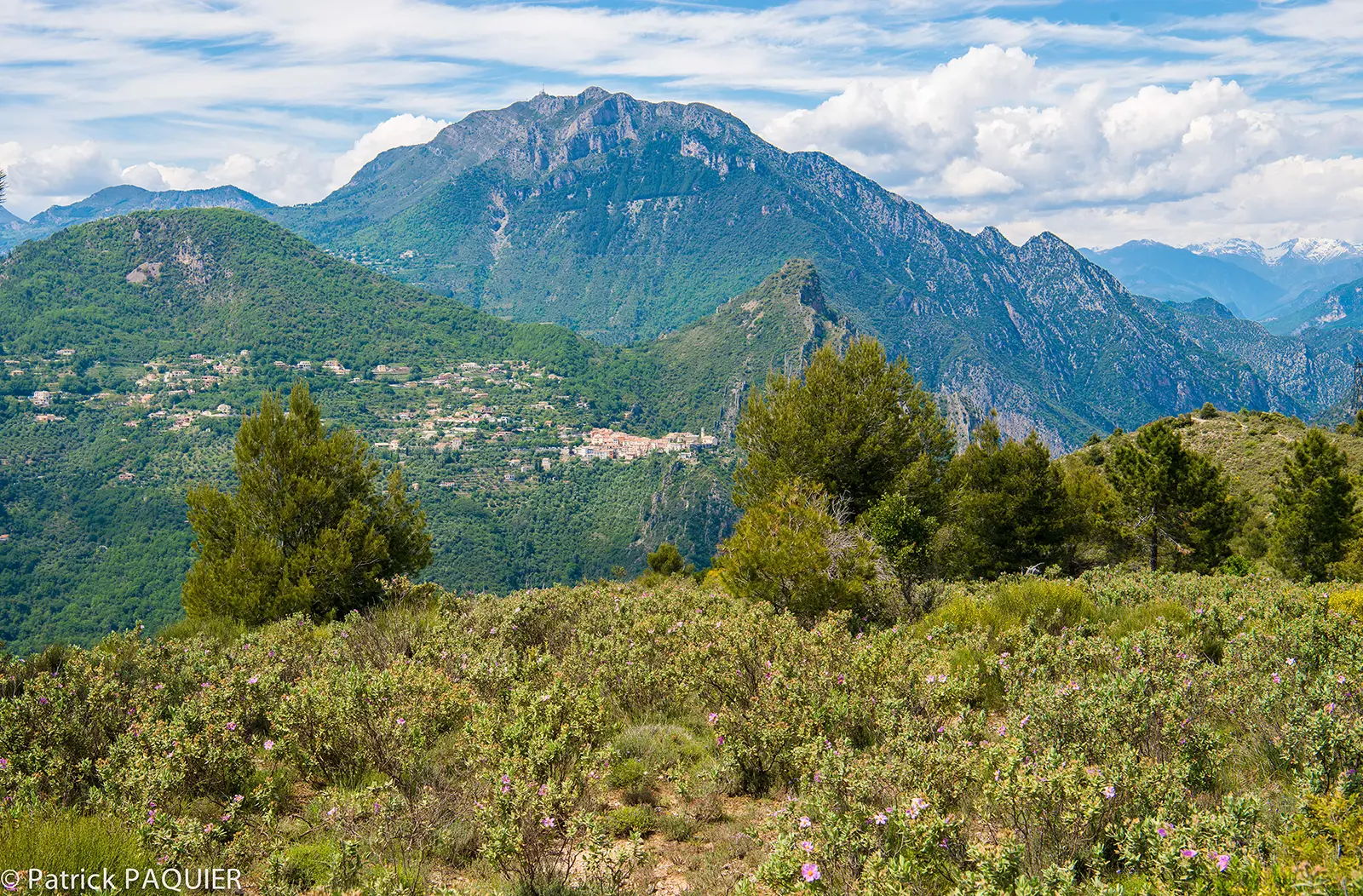 vue sur Bonson et le Mont Vial.