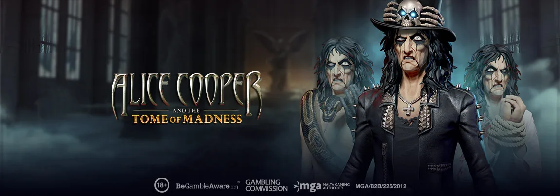 machine à sous en ligne Alice Cooper and the Tome of Madness développeur Play'n Go
