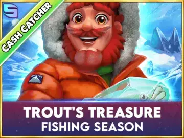 machine à sous en ligne Trout's Treasure Fishing Season développeur Spinomenal