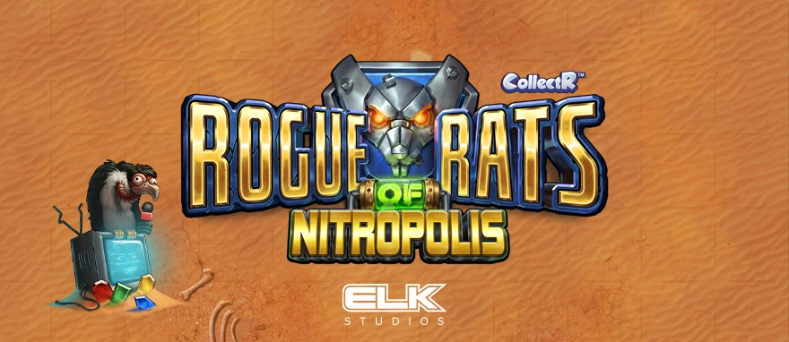 nouvelle machine à sous Rogue Rats of Nitropolis développeur ELK Studios