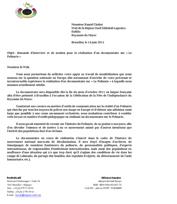 Lettre de Latifa Aït-Balaa. D.R.