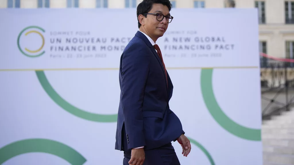 Andry Rajoelina, président de Madagascar
