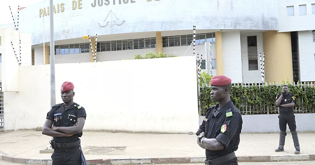 Le palais de justice de Dakar, Sénégal