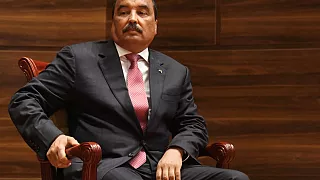 L'ex président mauritanien Mohamed Ould Abdel Aziz -Copyright © africanews.SEYLLOU-AFP or licensors