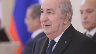 Le président algérien Abdelmadjid Tebboune participe à une réunion avec le président russe au Kremlin à Moscou le 15 juin 2023 - Copyright © africanews - MIKHAIL METZEL-AFP