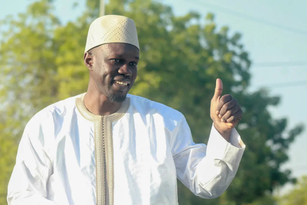 Ousmane Sonko, président du parti PASTEF-LES PATRIOTES