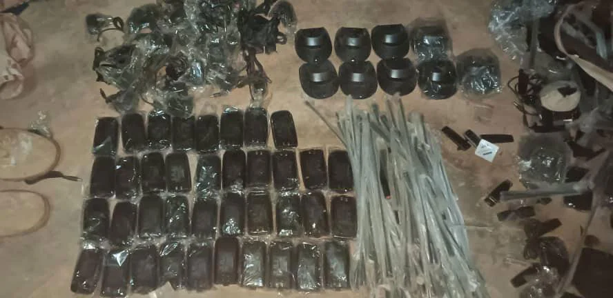 La saisie d'un arsenal de guerre à la frontière du Burkina Faso