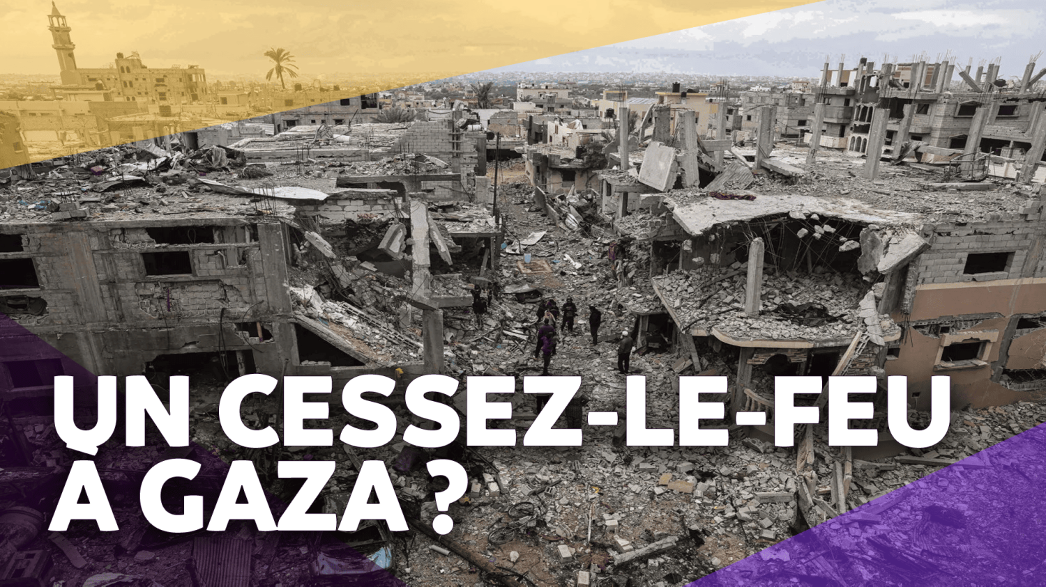 GAZA: un premier pas salutaire mais énormémemnt reste à faire